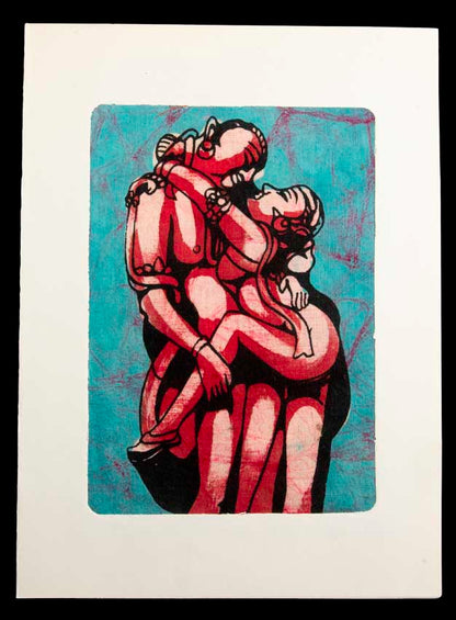 Tenture Kamasutra Batik – Erotic Art Indien
