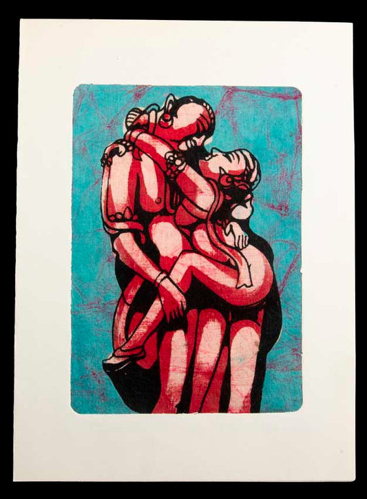 Tenture Kamasutra Batik – Erotic Art Indien