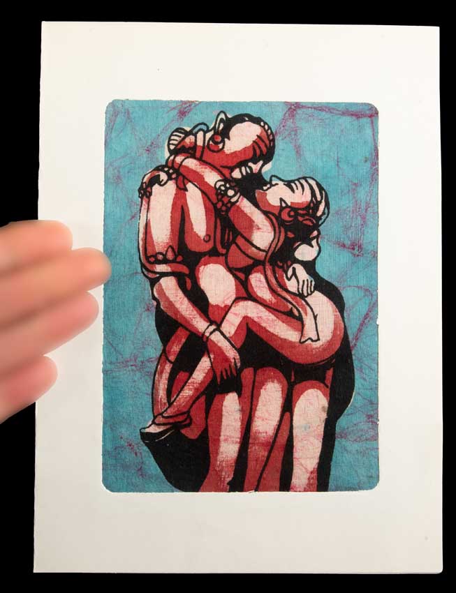Tenture Kamasutra Batik – Erotic Art Indien