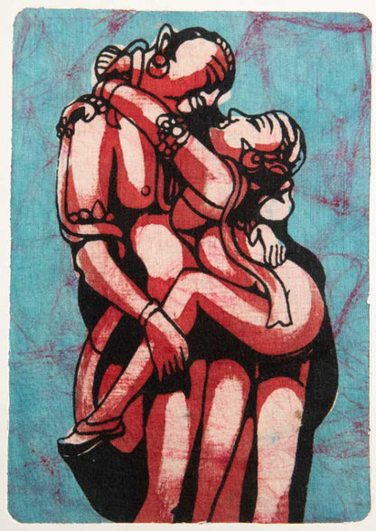 Tenture Kamasutra Batik – Erotic Art Indien