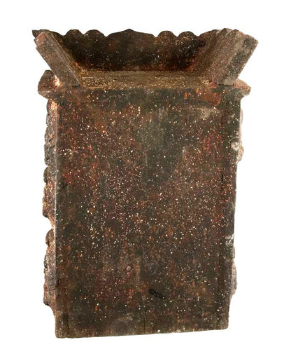 Autel bouddhiste avec statue de Bouddha 31 cm – temple de méditation artisanal