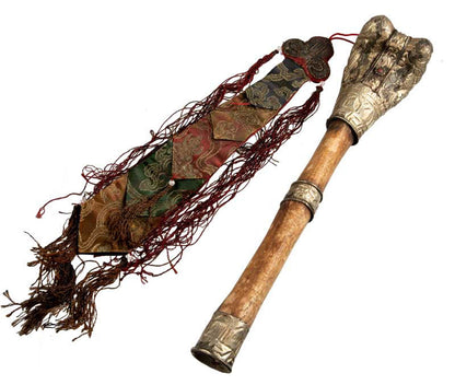 Kangling – trompette tibétaine rituelle du Chöd en cuivre et os - Artisanat népalais