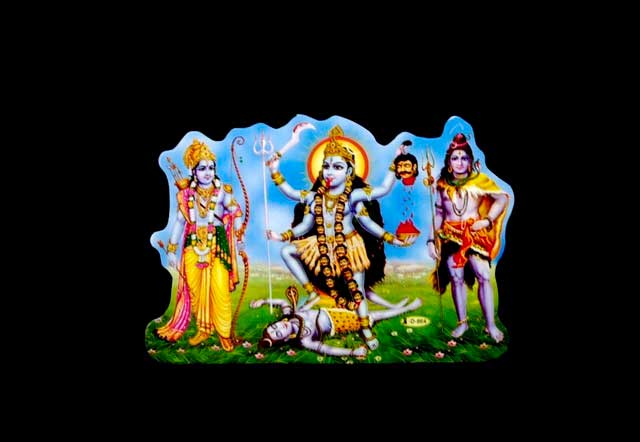 Autocollant Sticker Hindou – Shiva Et Kali