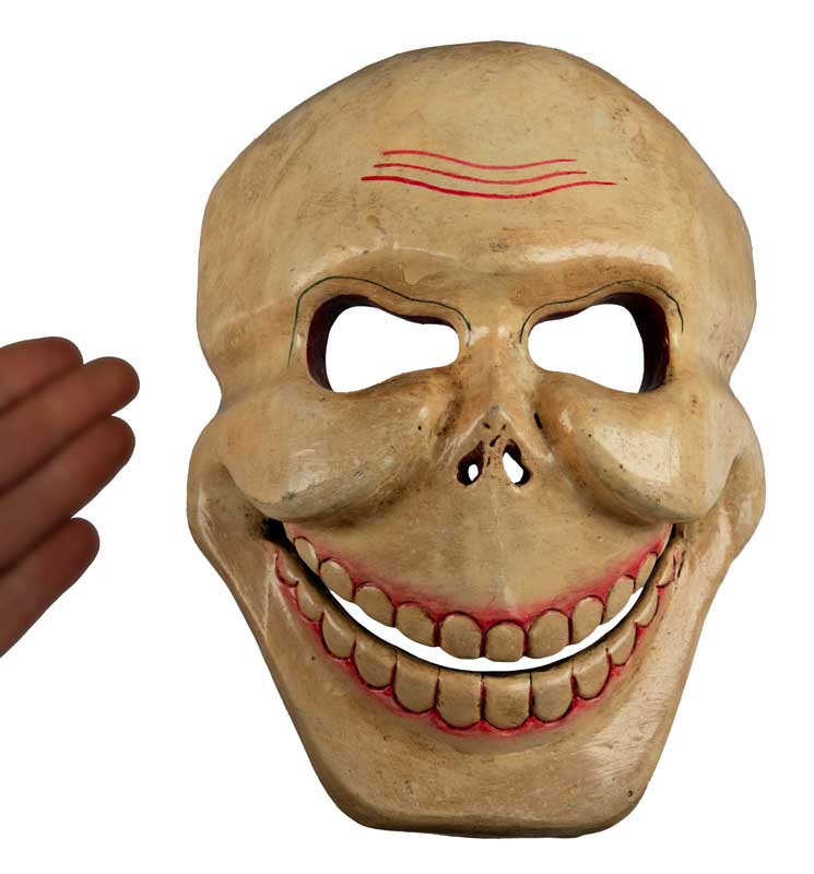 Masque Chitipati Tibétain Danse Cham Bouddhiste – Masque Népalais en Bois