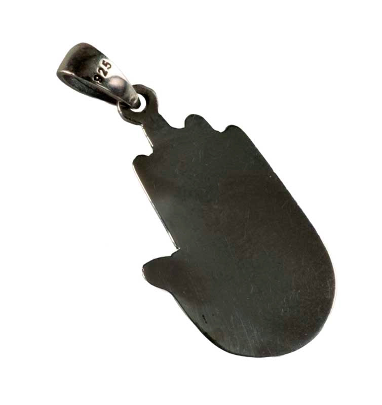 Pendentif Hamsa Mauvais Œil en Argent 925