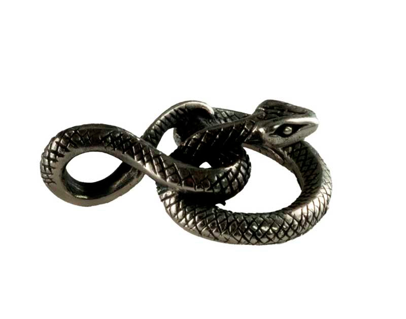 Pendentif Serpent Nœud Infini Cobra en Argent Massif 925 – Bijou Éternité et Sagesse