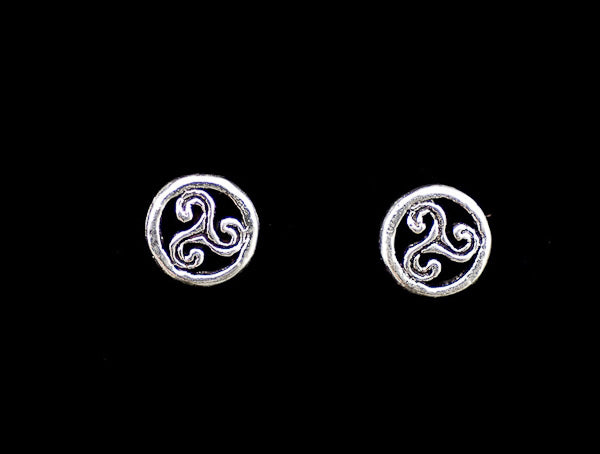 Boucles d’Oreilles Nœud Celtique Triskell en Argent 925