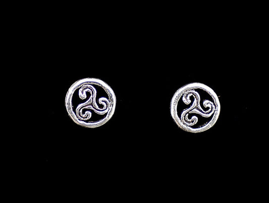 Boucles d’Oreilles Nœud Celtique Triskell en Argent 925