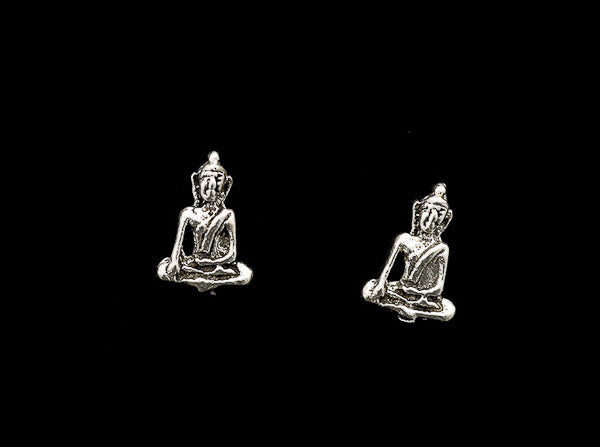 Boucles d’Oreilles Bouddha Médecin en Argent 925