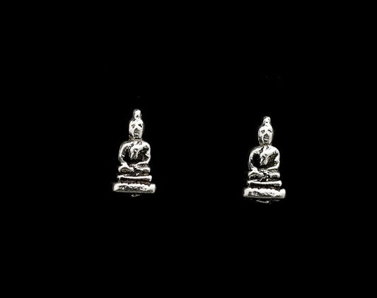 Boucles d’Oreilles Bouddha Médecin en Argent 925