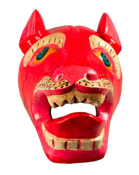 Masque Chien Népalais Danse Cham Bouddhiste – Bois