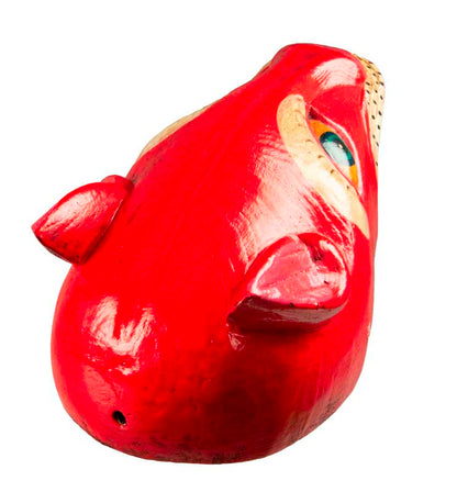 Masque Chien Népalais Danse Cham Bouddhiste – Bois
