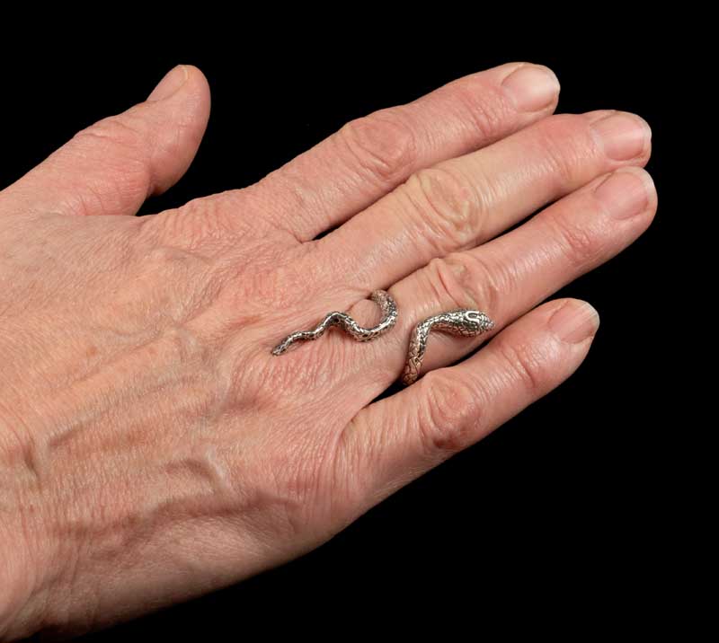 Bague Serpent en Argent Massif 925 Taille 51 à 56 – Bijou Ethnique et Symbolique