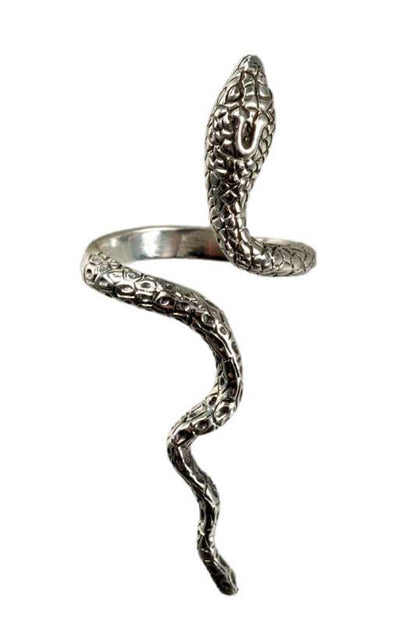 Bague Serpent en Argent Massif 925 Taille 51 à 56 – Bijou Ethnique et Symbolique