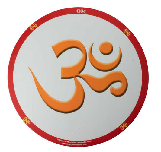 Coussin pour Bol Tibétain Symbole Om – Support Antidérapant du Népal