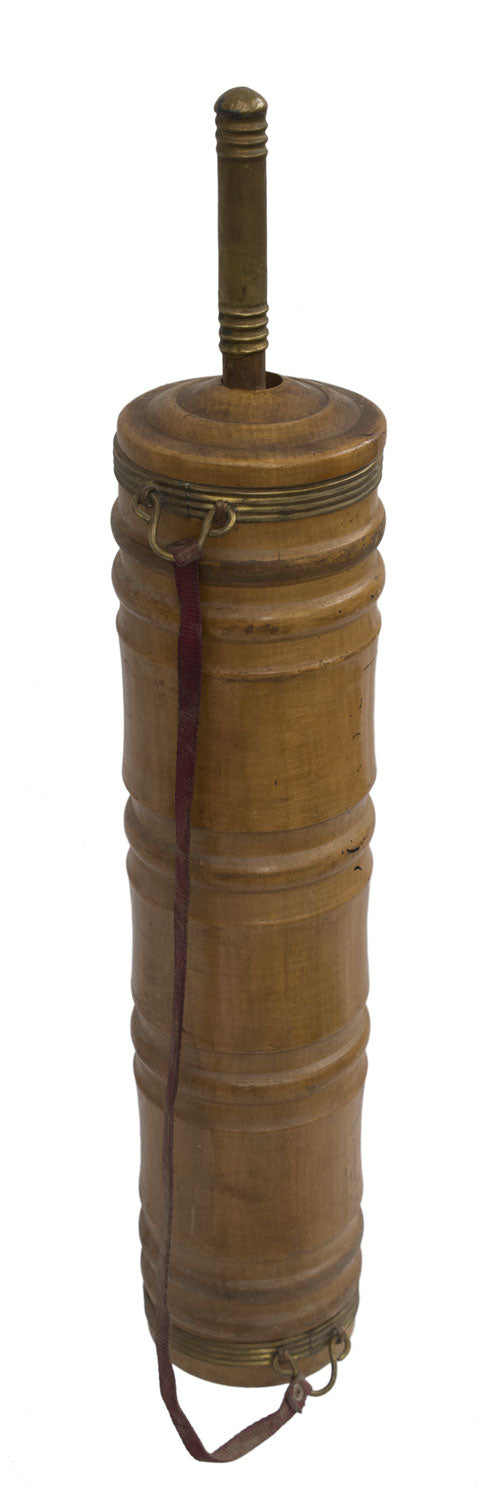 Ancienne Baratte Tibétaine à Thé au Beurre de Yak – Objet Usuel de l’Himalaya