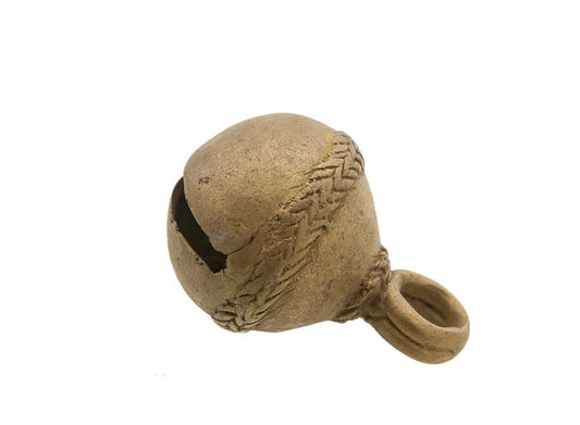 Ancien Grelot Clarinette en Laiton 9,2 cm – Grande Clochette Traditionnelle Indienne
