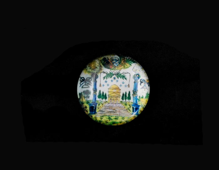 Coffret de 4 Magnets Franc-Maçonnerie en Verre – Symboles Maçonniques Assortis