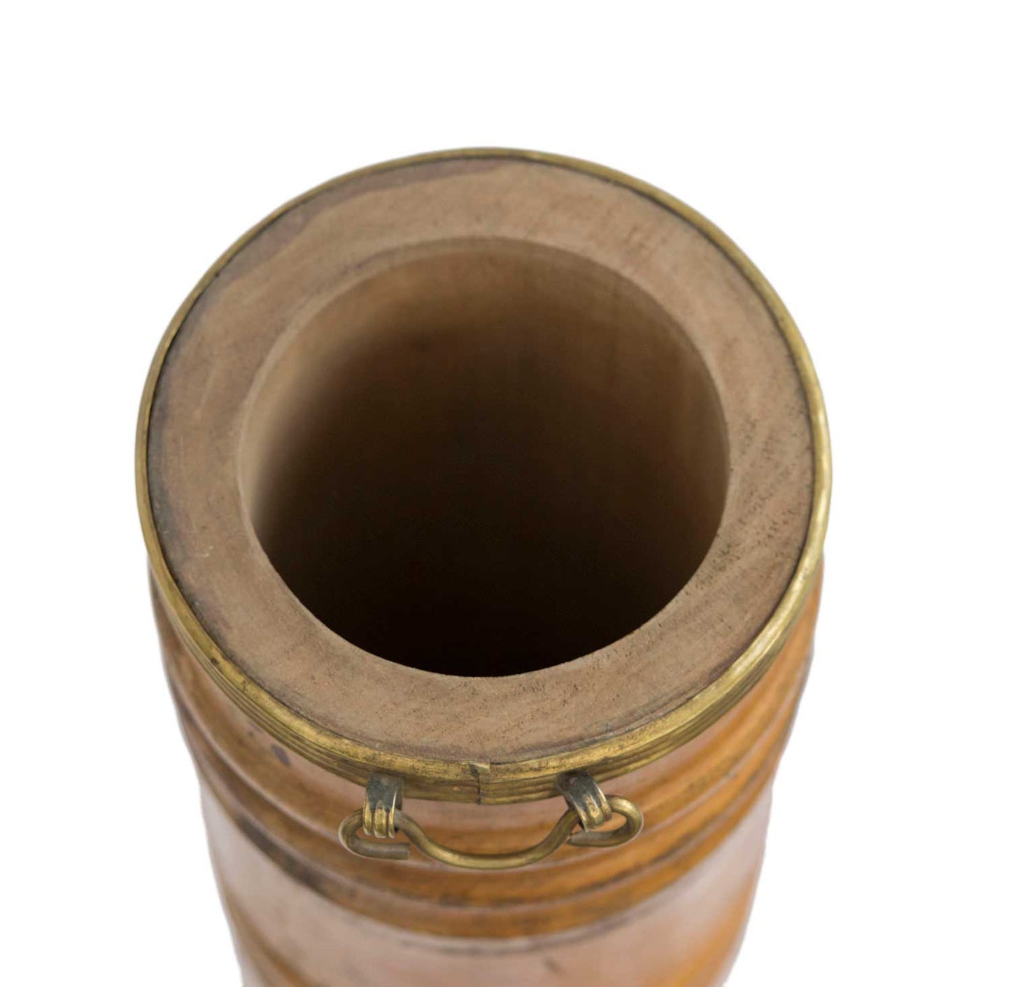 Ancienne Baratte Tibétaine à Thé au Beurre de Yak – Objet Usuel de l’Himalaya