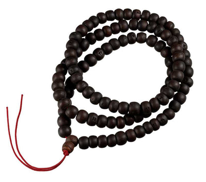 Bodhi Mala Tibétain Authentique – Collier De Méditation Bouddhiste En Graines De Bodhi