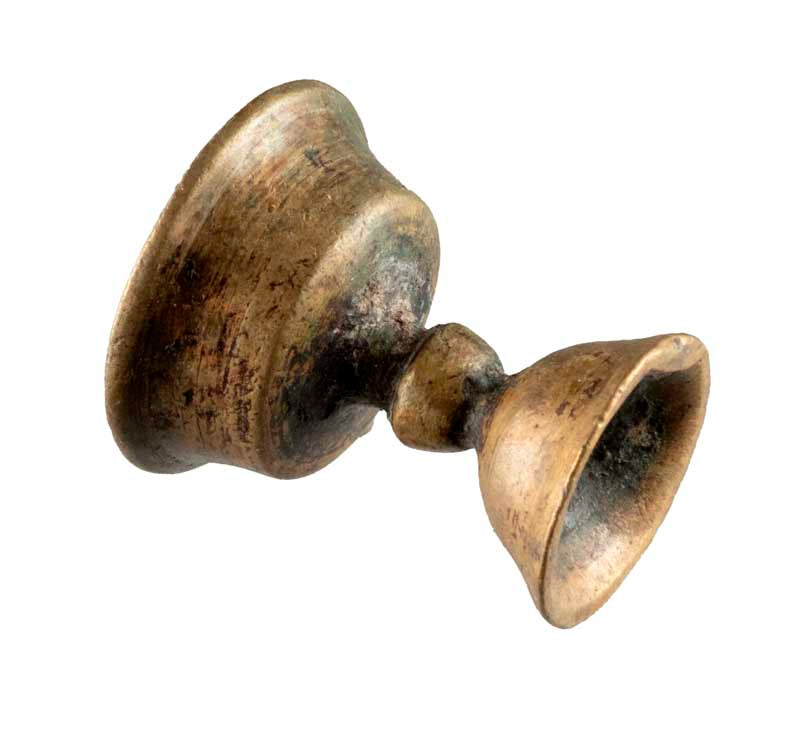 Ensemble de 108 lampes à beurre bouddhistes anciennes avec plateau – Dipa de monastère pour offrande de lumière