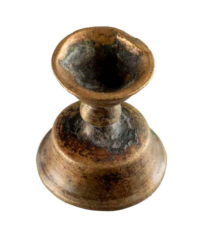 Ensemble de 108 lampes à beurre bouddhistes anciennes avec plateau – Dipa de monastère pour offrande de lumière