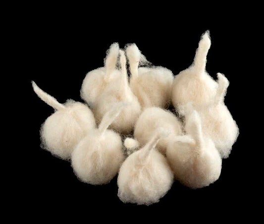 Lot de 10 mèches pour lampe à huile en coton – fabrication artisanale du Népal