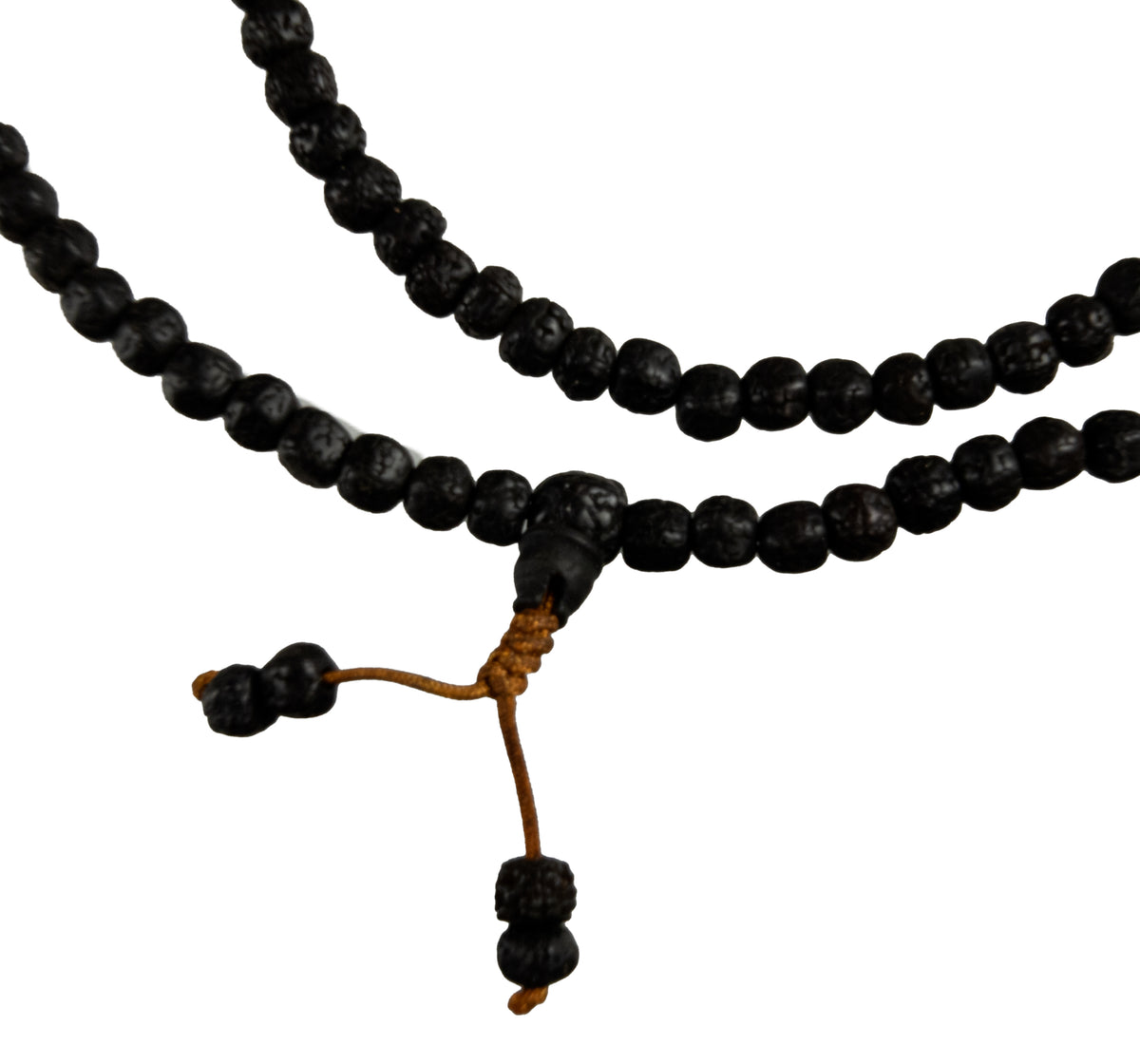 Rudraksha Mala Noir – Collier Rosaire En 108 Graines Du Népal