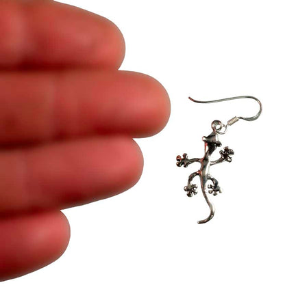 Boucles d’Oreilles Lézard en Argent 925