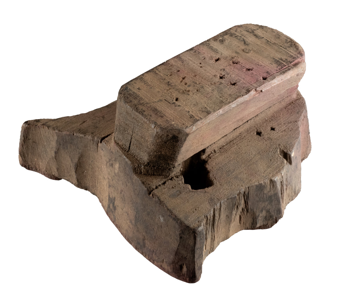 Tampon Indien En Bois Sculpté Pour Impression Textile
