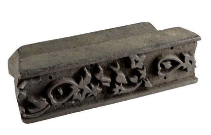 Tampon Indien En Bois Du Rajasthan – Block Print Botanique Ancien 16,5 cm
