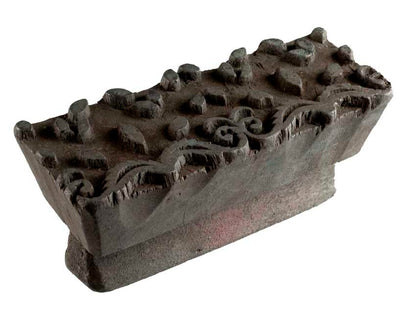 Tampon Indien En Bois Du Rajasthan – Block Print Ancien Motif Ornemental