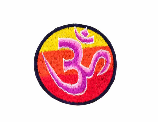 Écusson Brodé Mandala Om Aum Bouddhiste