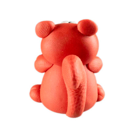Figurine Écureuil Miniature – Artisanat Thaïlandais en Pâte Polymère