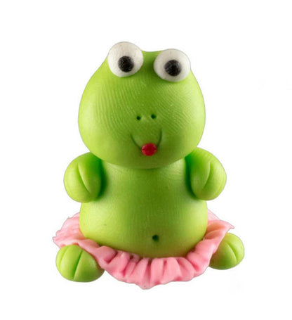 Figurine Miniature Grenouille Danseuse En Pâte Polymère – Artisanat Thaïlandais