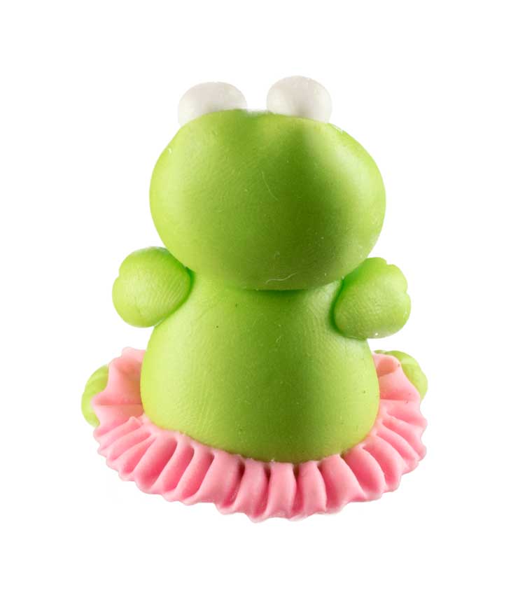 Figurine Miniature Grenouille Danseuse En Pâte Polymère – Artisanat Thaïlandais