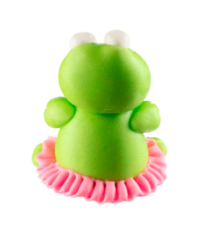 Figurine Miniature Grenouille Danseuse En Pâte Polymère – Artisanat Thaïlandais