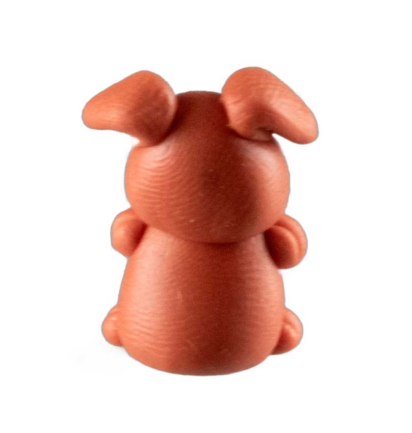 Figurine Miniature Chien – Artisanat Thaïlandais en Pâte Polymère