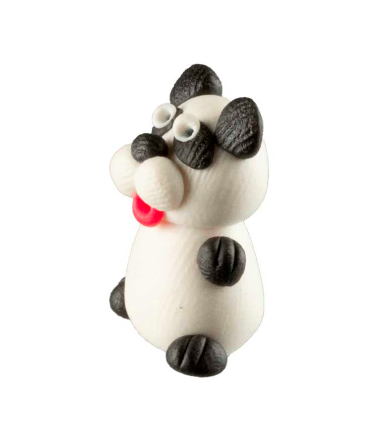 Figurine Miniature Panda – Artisanat Thaïlandais en Pâte Polymère