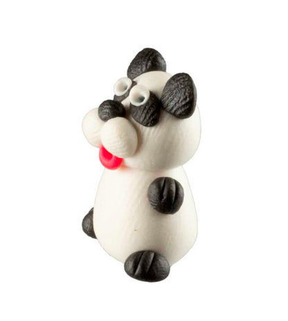 Figurine Miniature Panda – Artisanat Thaïlandais en Pâte Polymère