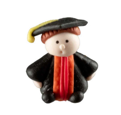 Mini Figurine Étudiant Diplômé – Artisanat Thaïlandais en Pâte Polymère