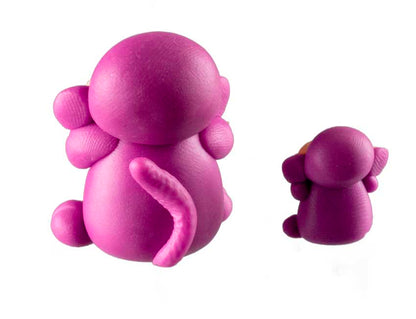 Figurines Singe Adulte et Enfant Miniatures – Artisanat Thaïlandais en Pâte Polymère