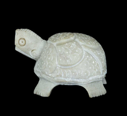 Figurine Tortue En Saponite – Sculpture Artisanale Faite Main D’Inde