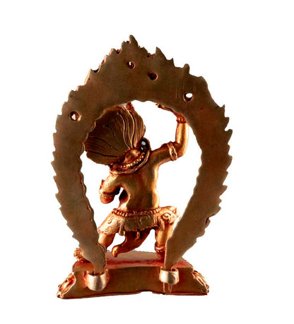 Statue de Vajrapani en alliage de cuivre – Protecteur de la sagesse éveillée du bouddhisme tibétain
