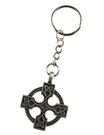 Porte-Clé Croix Celtique en Métal – Symbole d'Unité et de Tradition