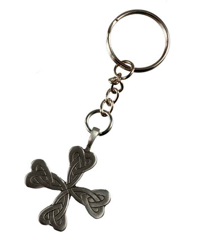 Porte-Clé Croix Celtique de Saint Ninian en Métal – Symbole Historique