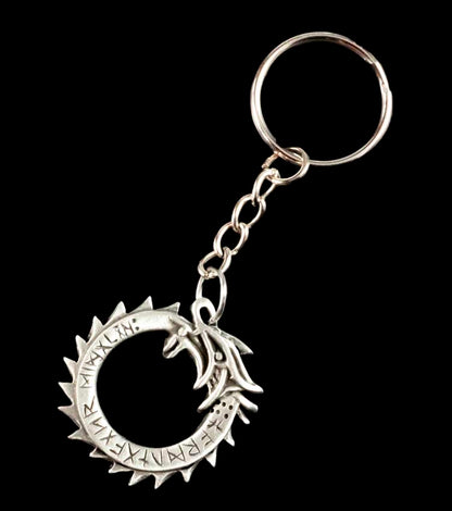 Porte-Clé Dragon Ouroboros – Symbole Mystique et Ésotérique