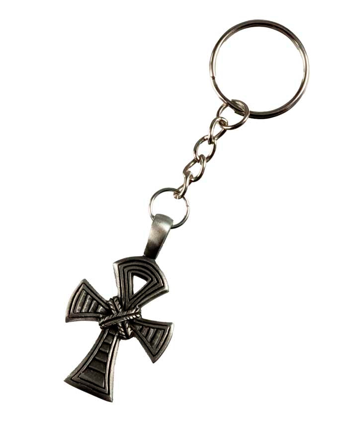 Porte-Clé Croix Ankh en Métal – Symbole de Vie de l’Égypte Ancienne