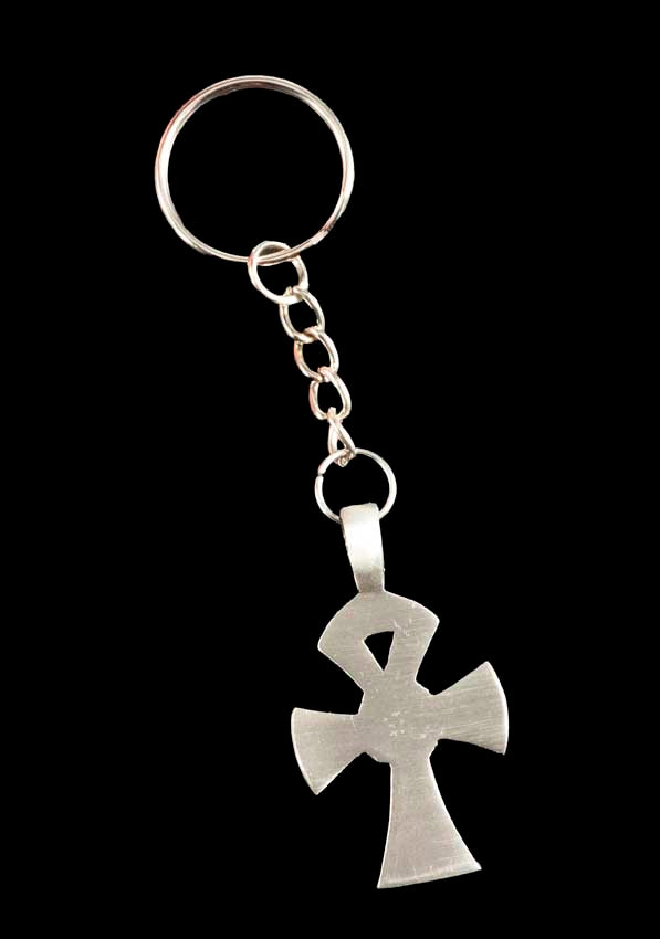 Porte-Clé Croix Ankh en Métal – Symbole de Vie de l’Égypte Ancienne