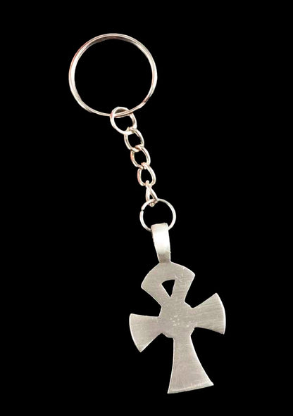 Porte-Clé Croix Ankh en Métal – Symbole de Vie de l’Égypte Ancienne